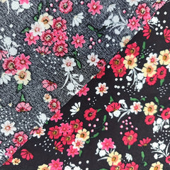 1yd Faux Cotton Fabric DIY Cloth Pants Dress Quilt Covering