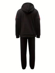 Men's Casual Hoodie and Sweatpants Set for Autumn Winter