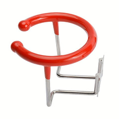 4 PCS Stainless Steel Cup Holder, Rubber Sleeve, Marine Yacht Truck RV Trailer