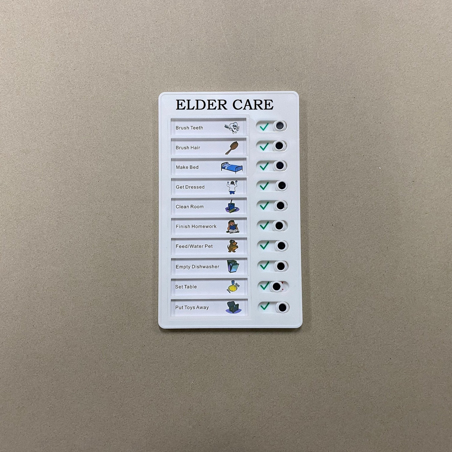 RV Checklist Board - 10 Replacing Paper Cards