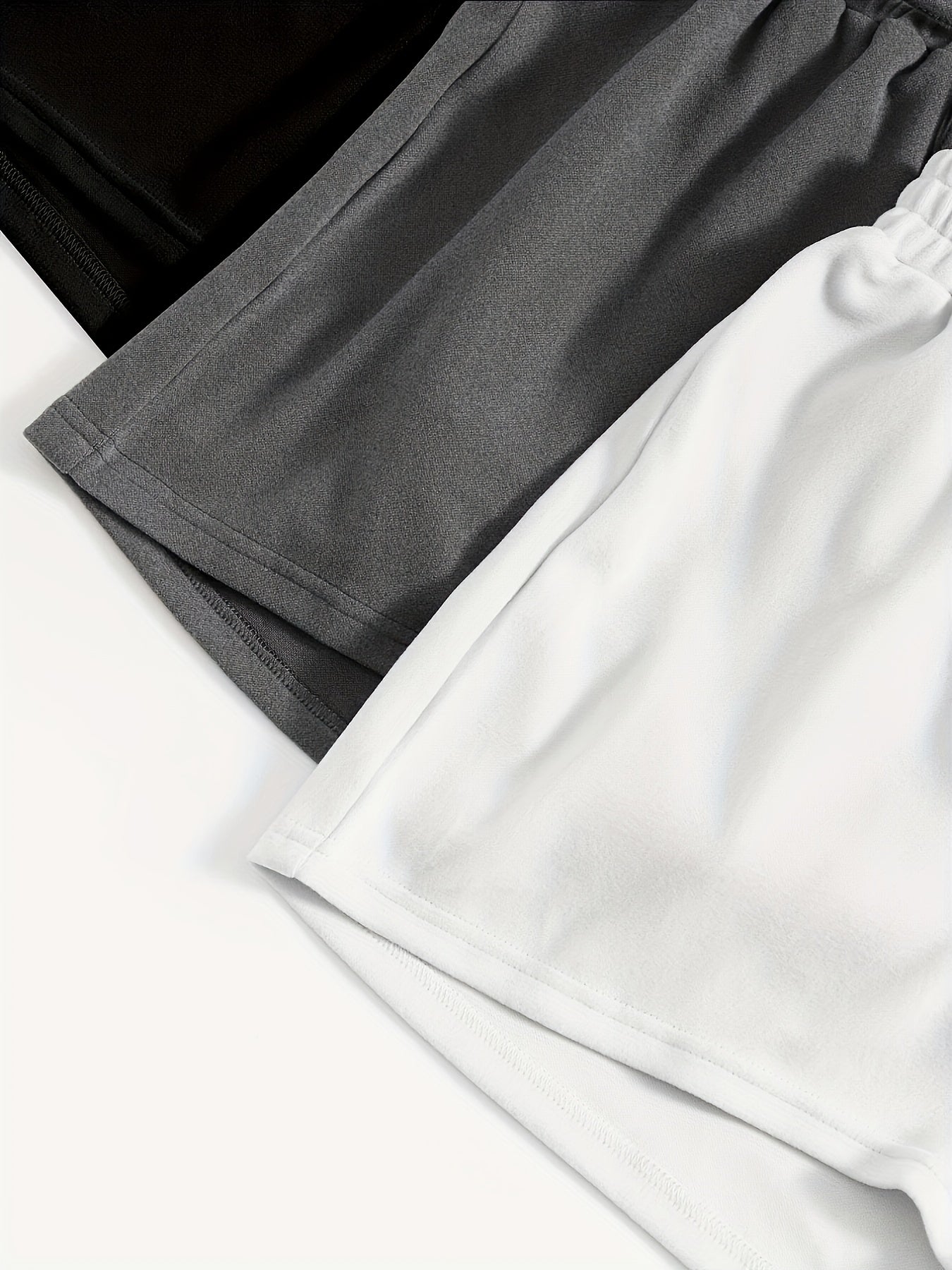 6 Pack Plus Size Loungewear Set Solid Crop Tank Top & Tie Shorts