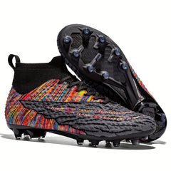 Unisex AG Cleat Soccer Shoes Professional Outdoor Training Shoes