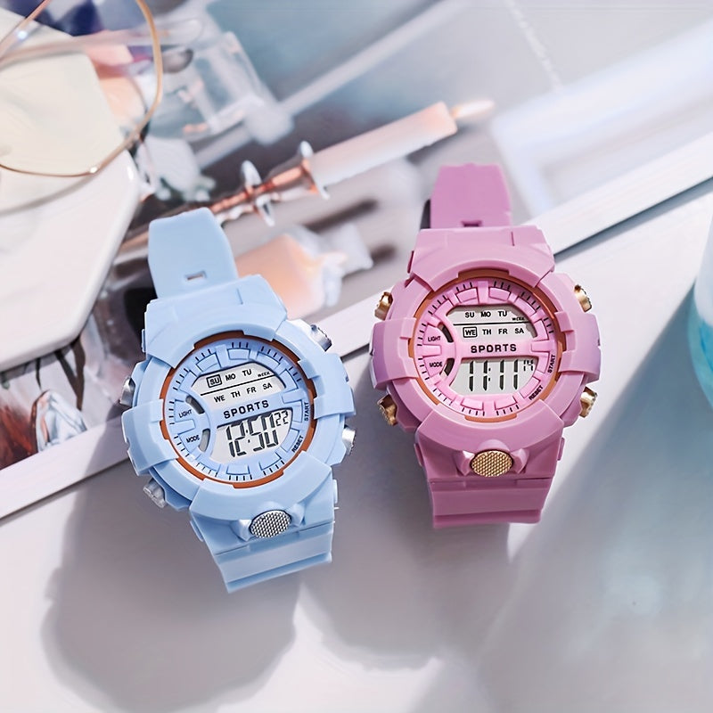 Kids LED Silicone Watch Teen Casual Gift
