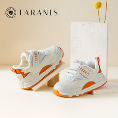 TARANIS Baby Girls Mesh Sneakers Breathable Non-slip Walking Shoes