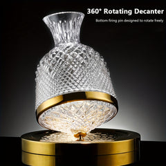 Red Wine Decanter Rotating Wine Dispenser Wine Cooler Ornaments