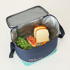 Large Capacity Insulated Lunch Box Bag for Outdoor Picnic