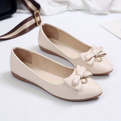 Bow Knot Loafers Pointed Toe Flats & Outdoor Shoes