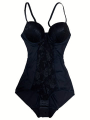 Lace Shaping Bodysuit Push Up Tummy Control Slimmer Slip