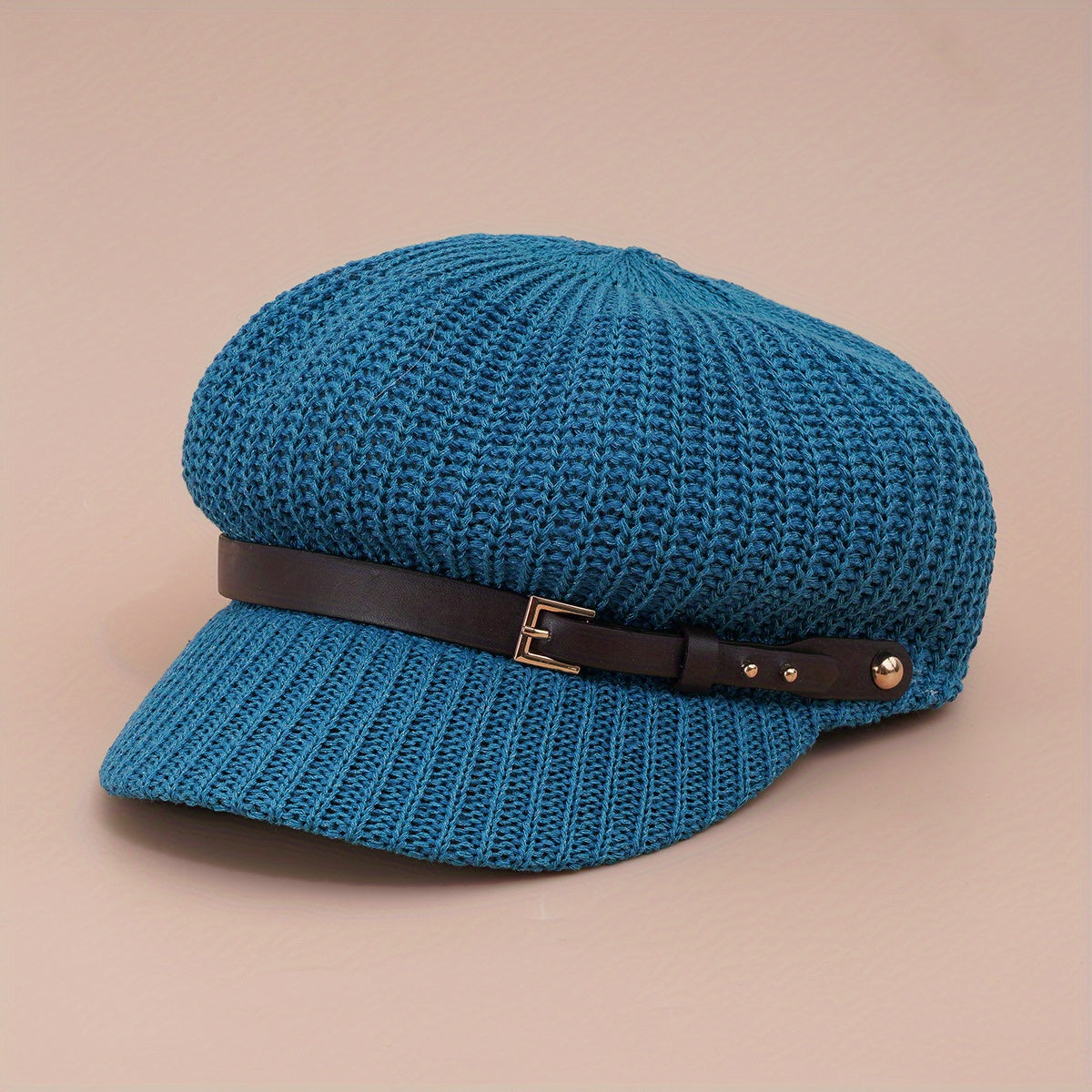 Candy Beret Casual Knit Beret Cap Lightweight Painter Hat For Women