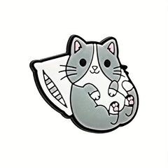 8pcs Cartoon Cat Shoes Charms for Clogs Sandals - Boys Girls Shoe Accessories