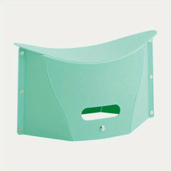 1pc Plastic Folding Chair Portable Seat for Outdoor Activities