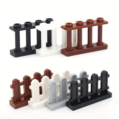 20pcs Building Block Scenes Basic Components 33303 15332 Fence Handrail Pen Rail