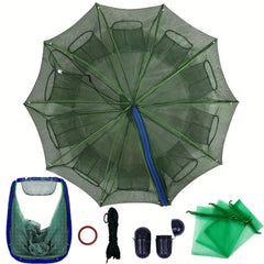 Foldable Fish Bait Trap for Minnows Crabs Crawfish Shrimp