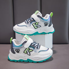 Girls Breathable Low Top Sneakers Anti Slip Outdoor Walking Shoes