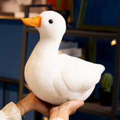 Fluffy Snow Cole Duck Plush Toy - Soft Stuffed Animal - Perfect for Home Decor