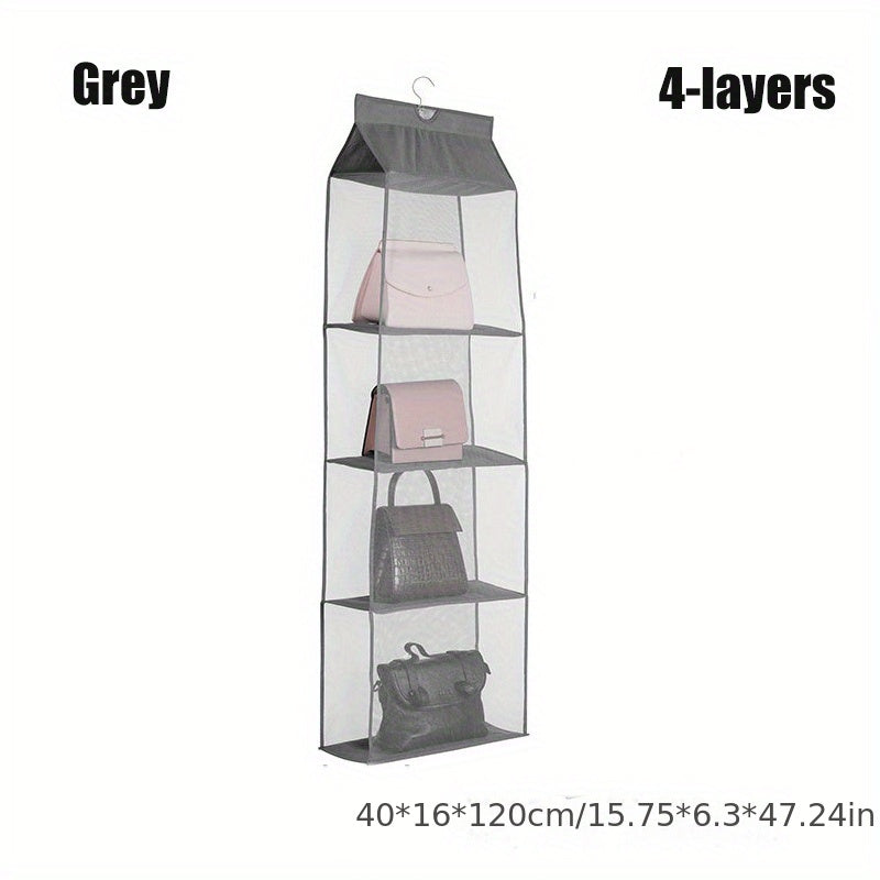 4 Layer Hanging Storage Bag Organizer