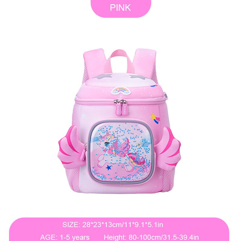 GREATOP Elementary School Kindergarten Backpack Unicorn Backpack Girls Ages 1-7