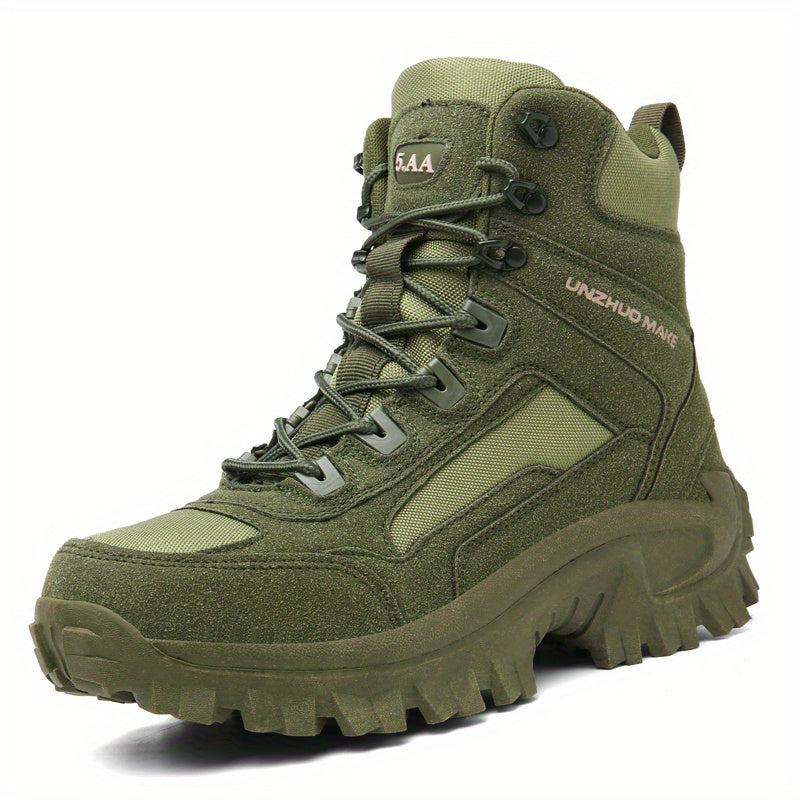 Men's Zipper Tactical Boots for Outdoor Adventure