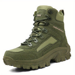 Men's Zipper Tactical Boots for Outdoor Adventure