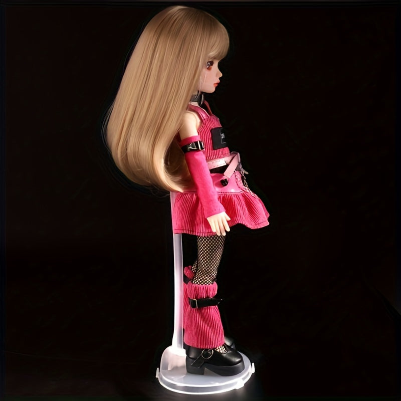 10pcs Doll Display Stand Adjustable Fixed Bracket