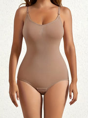 Tummy Control Seamless Bodysuit Comfy Butt Lifting Cami Shaper