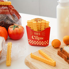 12pcs French Fries Sealing Clips Fresh Keeping Snack Clips