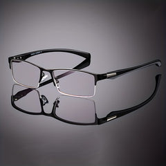 Light Blocking Reading Glasses Rectangle TR90 Anti Eyestrain Presbyopic