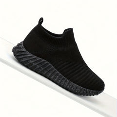 Girl's Breathable Slip On Sock Shoes Soft Sole Sneakers For Kids