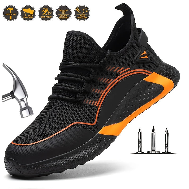 Puncture Proof Safety Shoes Work Sneakers for Industrial Construction Site