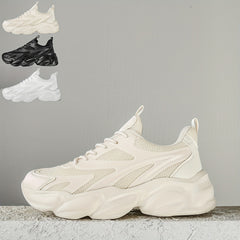 Men's Chunky Lace up Sneakers Casual Walking Shoes