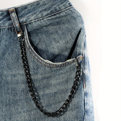 Iron Alloy Pants Chain Rock Punk Trousers Pants Jean Chain Men's HipHop Jewelry