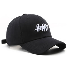 Retro Alphabet Embroidery Cap Couples Sunscreen Sun Hat Baseball Cap