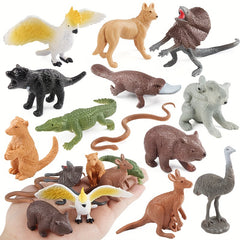 Mini Polar Animals Australian Wildlife Simulation Toy Models