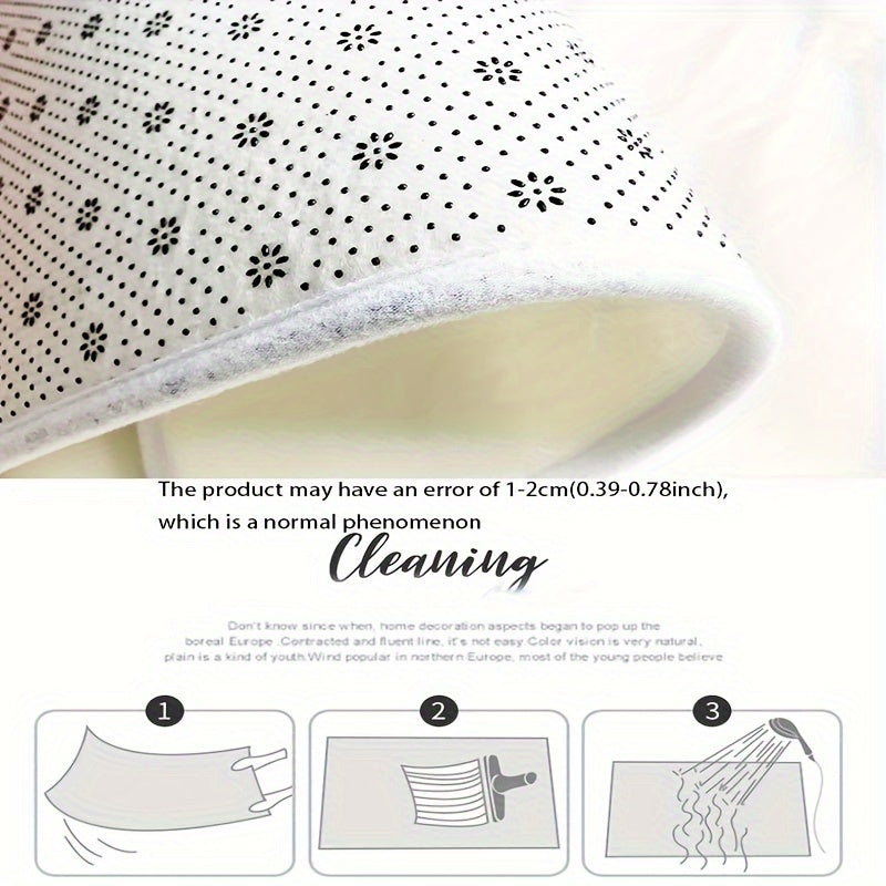 Decorative Rug Book And Heart Snitching Rug Machine Washable Carpet