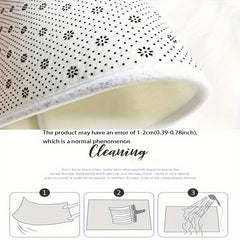 Decorative Rug Book And Heart Snitching Rug Machine Washable Carpet