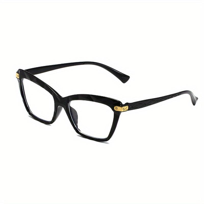 Cat Eye Anti Light Glasses For Women Men Students Jelly Frame