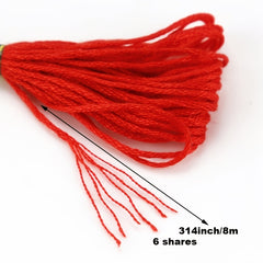 100 Colors Cross Stitch Embroidery Thread, Polyester Cotton Embroidery Line