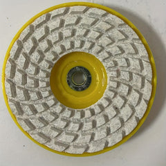 2pcs 4 Inch 100mm Diamond Wet Dry Polishing Pad for Stone Quartz Marble Granite