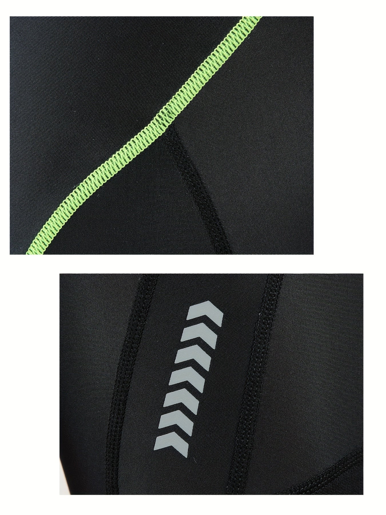 Men's Padded Cycling Shorts Underwear Breathable High Waist Pants