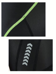 Men's Padded Cycling Shorts Underwear Breathable High Waist Pants