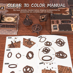 3D Dollhouse Bookshelf Puzzle Decorative Bookends