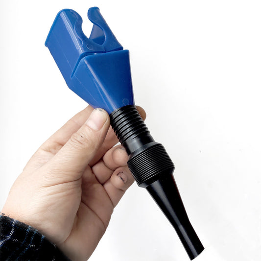 Plastic Car Motorcycle Refueling Funnel Gasoline Engine Filter Transfer Tool