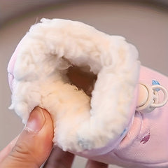 Soft and Warm Baby Girls Boots for Indoor Outdoor Walking Winter