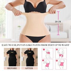 SCARBORO Waist Trainer Shapewear Tummy Control Waist Cincher Slim Body Shaper