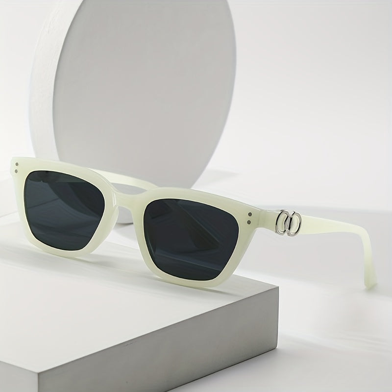 Men's Small Square Frame Sunglasses UV400 Protection Sun Glasses
