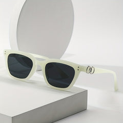Men's Small Square Frame Sunglasses UV400 Protection Sun Glasses