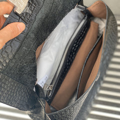 Durable Lightweight Briefcase with Adjustable Strap & Turn Lock Closure