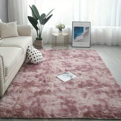 Soft Fluffy Tie-Dyed Shaggy Rug for Kids Room