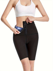 Sports High Waist Running Shorts Sweat Wicking Fitness Shorts