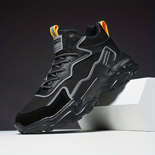 Men's High Top Mesh Chunky Sneaker Casual Shoes Spring Summer